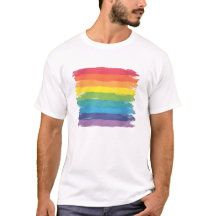 T-shirt Ragged Rainbow