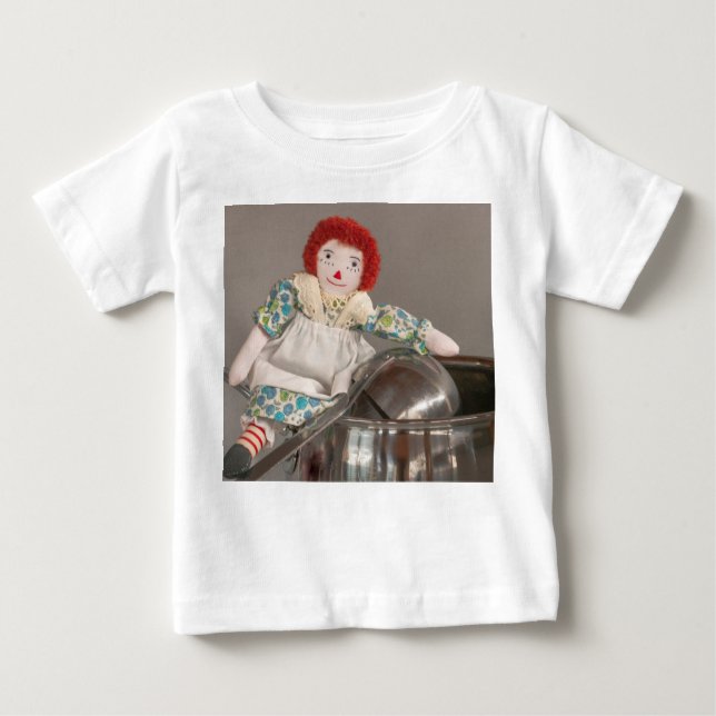T-shirt Raggedy Ann doll assar biscoitos (Frente)