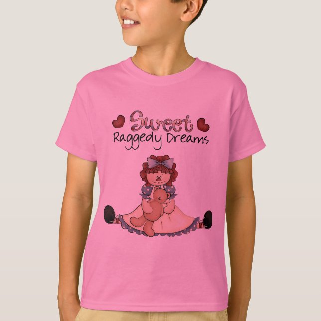 T-shirt Raggedy doce dos sonhos (Frente)