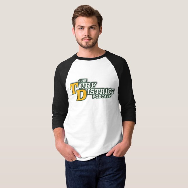 t-shirt Raglan com logótipo (Frente Completa)