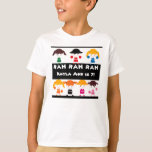 T-shirt Rah Rah Cheerhead Birthday Tshirt<br><div class="desc">Você pode personalizar facilmente nossa camiseta de aniversário Rah Rah Cheerhead antes de fazer pedidos com o nome e a idade do seu filho ou outro texto. Também temos os convites de animação do tema de animação! Se ela ama aplausos, ela vai adorar essas camisetas de tema de aplausos bonitinhas...</div>