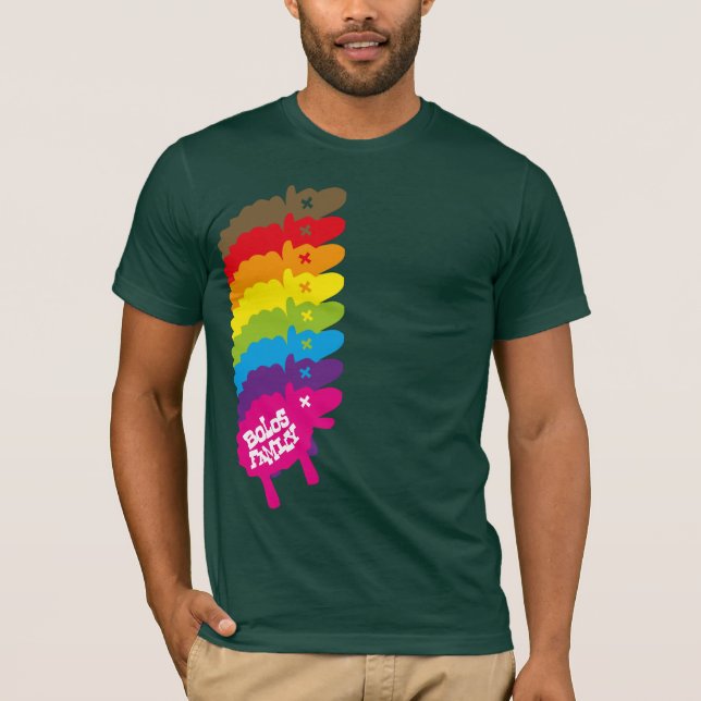 T-shirt rainbow (Frente)