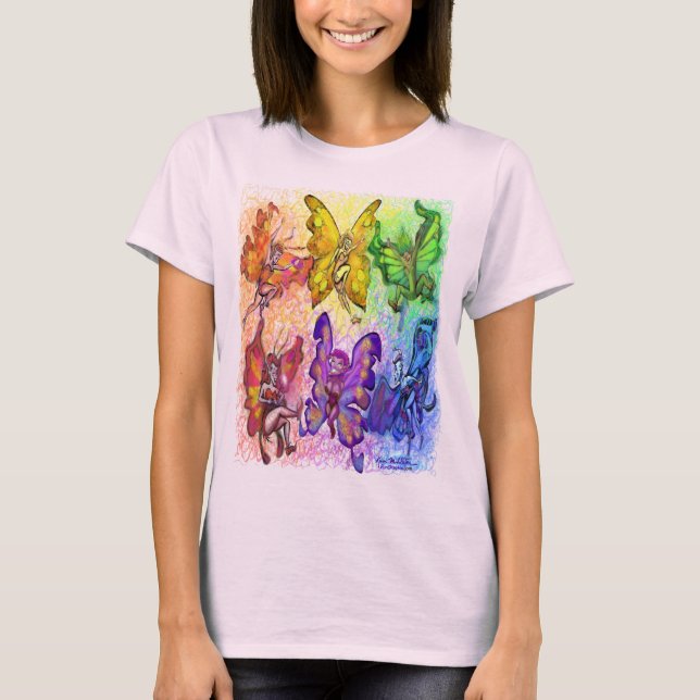 T-Shirt Rainbow Faeries (Frente)