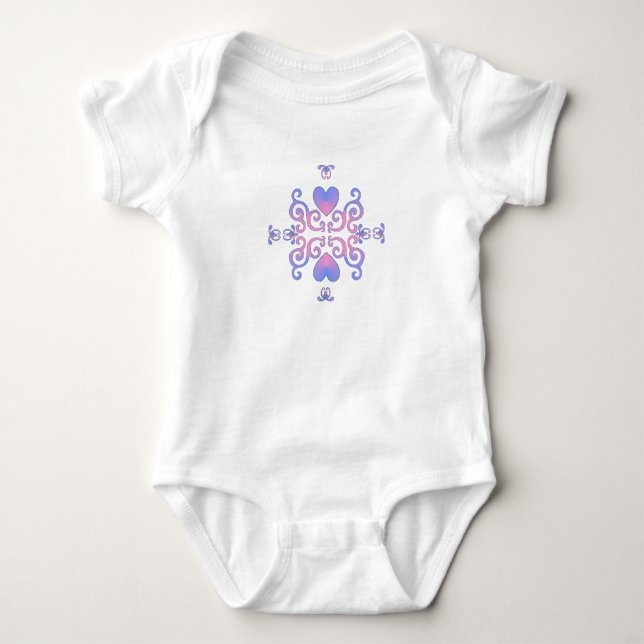 T-shirt Rainbow Heart e Lily (Frente)