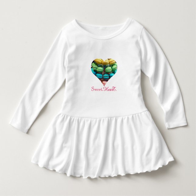 T-shirt Rainbow Macaron Sweet Heart (Frente)