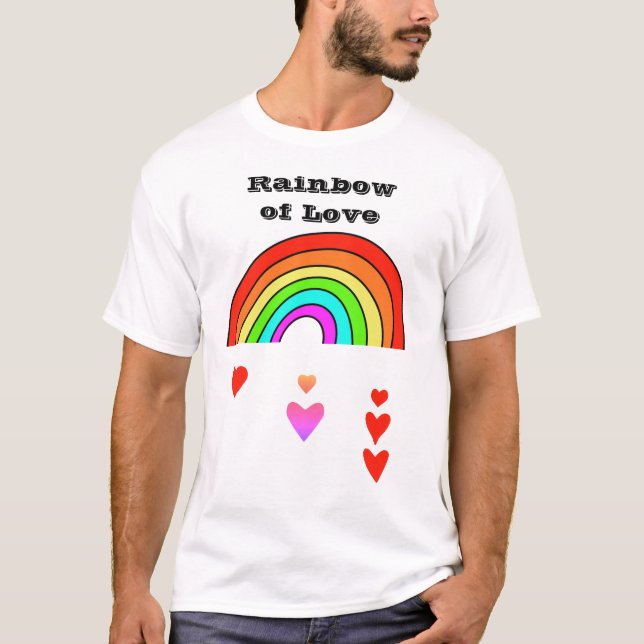 T-Shirt Rainbow of Love (Frente)