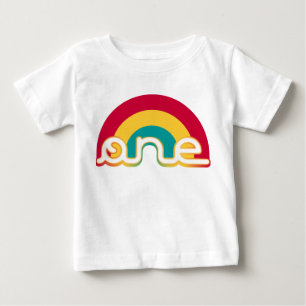 T-shirt Rainbow One Birthday Tee