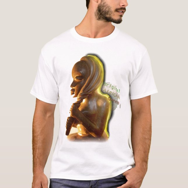 T-shirt Rainha africana original (Frente)