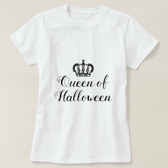 T-shirt Rainha do Halloween (Frente do Design)