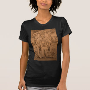 T-shirt Rainha dos copos - cartão de Tarot