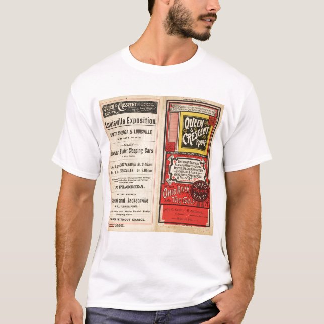 T-shirt Rainha e rota crescente (Frente)