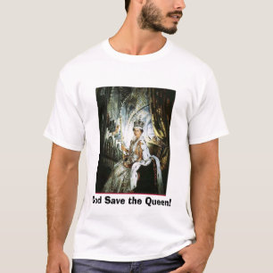 T-shirt Rainha Elizabeth
