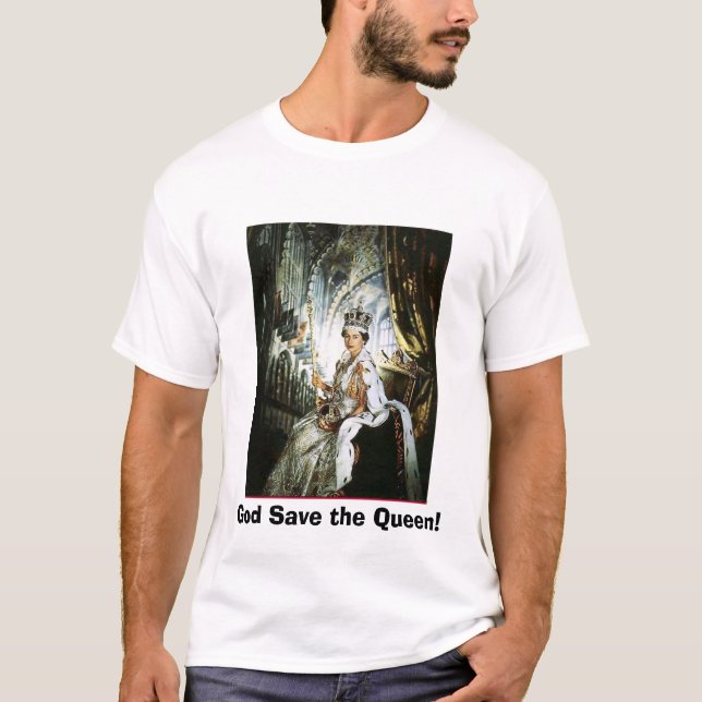 T-shirt Rainha Elizabeth (Frente)