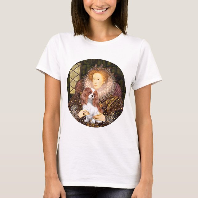 T-shirt Rainha Elizabeth I - Blenheim Cavalier (Frente)