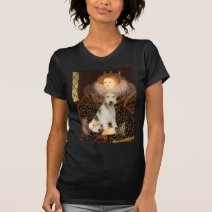 T-shirt Rainha Elizabeth I - Wire Fox Terrier #1