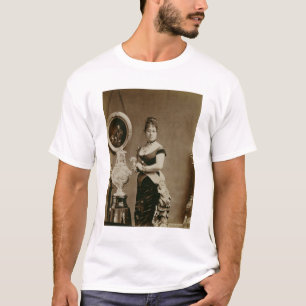 T-shirt Rainha Emma (1836-85) (fotografia do sepia)