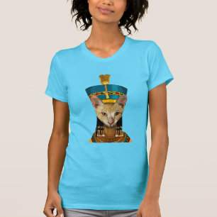 T-shirt Rainha Gato Egípcia