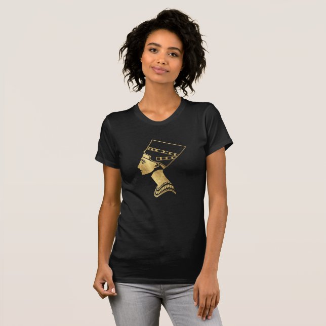 T-shirt Rainha Nefertiti (Frente Completa)