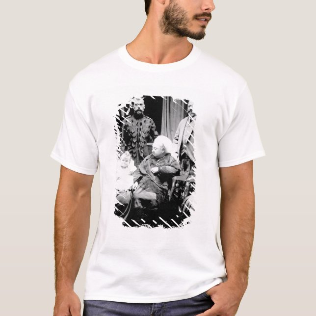 T-shirt Rainha Victoria, Tsar Nicholas II (Frente)