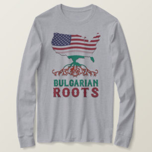 T-shirt Raízes Americanas da Bulgária
