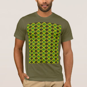 T-shirt Raízes do Reggae do Sinalizador jamaicano