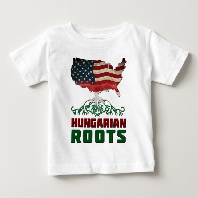 T-shirt Raízes Húngaras Americanas (Frente)