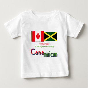 T-shirt raízes jamaicanas-canadianas
