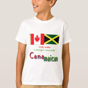 T-shirt raizes jamaicano-canadenses