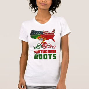 T-shirt Raizes portuguesas americanas