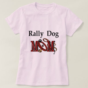 T-shirt Rally Obedience Dog Mamãe Difes
