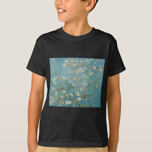 T-shirt Ramos de Vincent van Gogh da árvore de amêndoa (Frente)