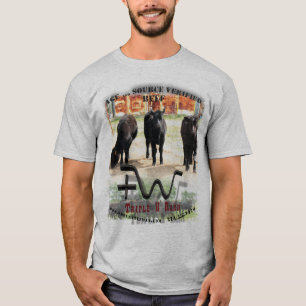 T-shirt Rancho triplo de H - T original