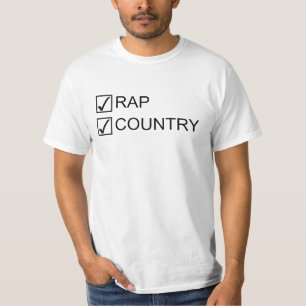 T-shirt rap e país