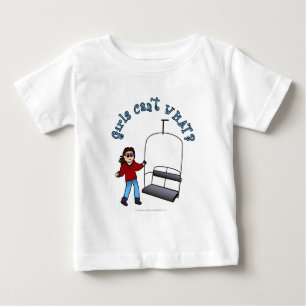 T-shirt Rapariga de Esqui