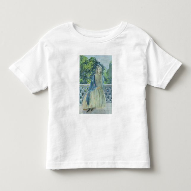 T-shirt Rapariga em Balcony, 1900 (Frente)