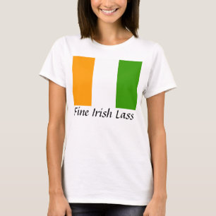 T-shirt Rapariga irlandesa fina