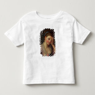 T-shirt Rapariga jovem com Rosa