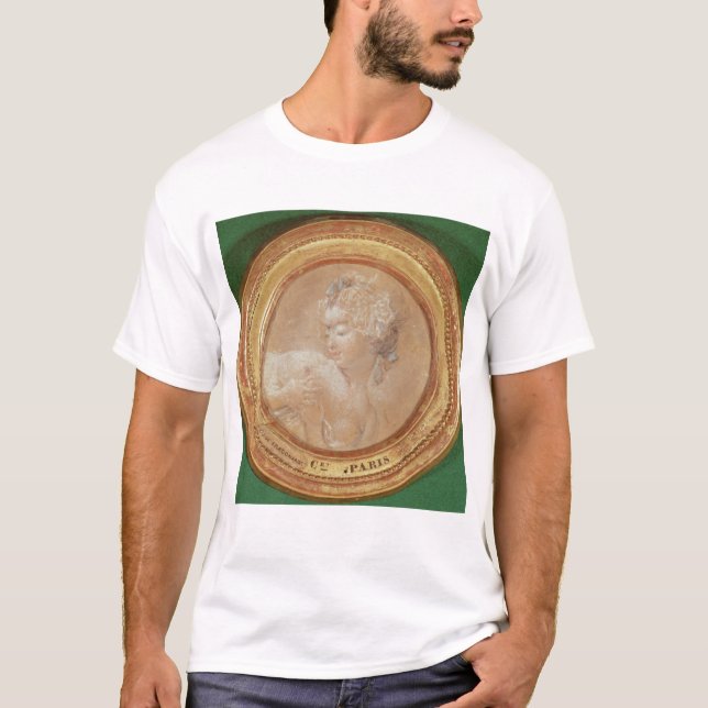 T-shirt Rapariga que espreme seu peito (Frente)