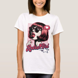 T-Shirt Rapariga Retro