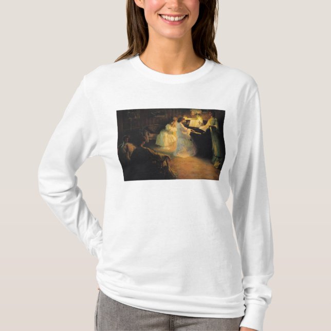 T-shirt Raparigas em um piano, 1906 (Frente)