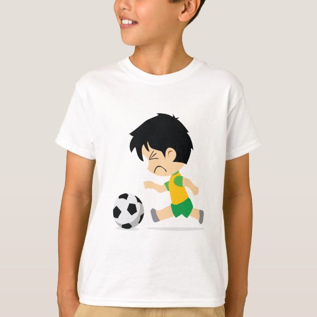 T-shirt Rapaz do futebol (Frente)