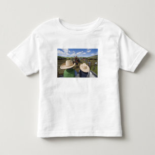 T-shirt Rapazes observam a marcação da Hughes Ranch de 200
