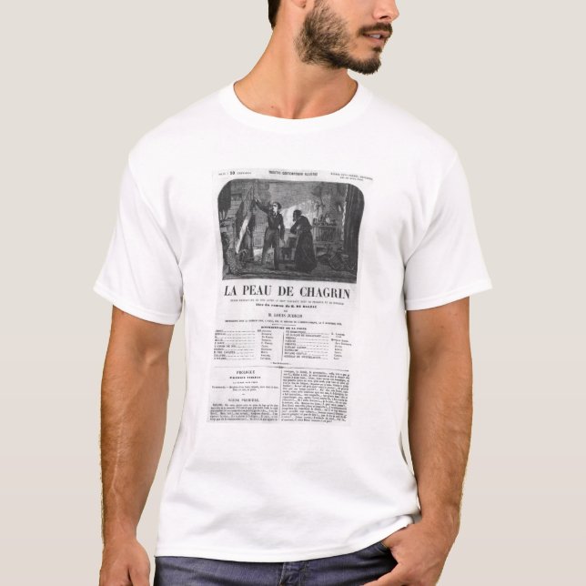 T-shirt Raphael de Valentin e comerciante (Frente)
