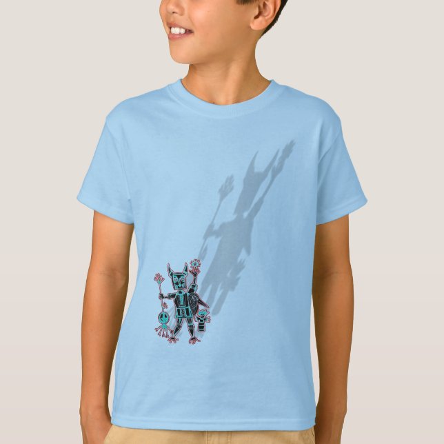 T-shirt rapina-sombra 2 (Frente)