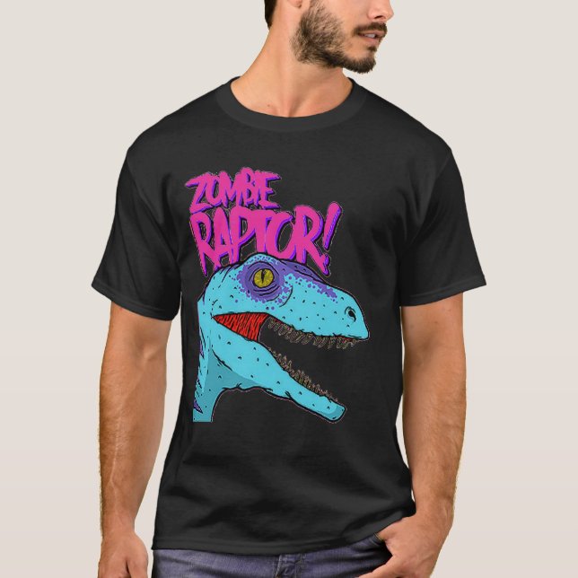 T-shirt Raptor do zombi (Frente)
