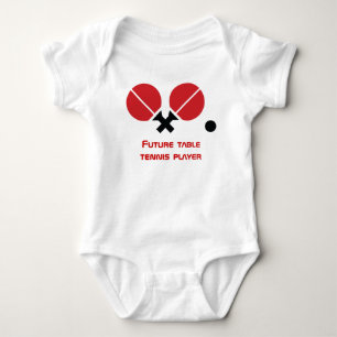 T-shirt Raquetes futuras do jogador do sibilo-pong do