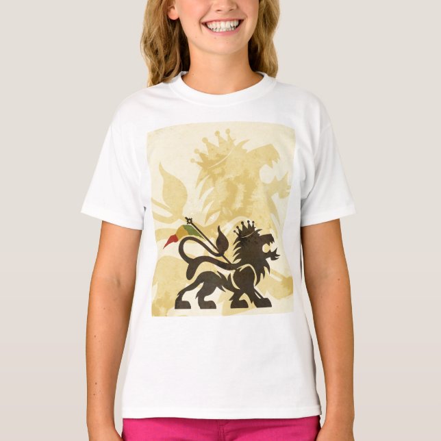 T-shirt Ras Lion Tan (Frente)