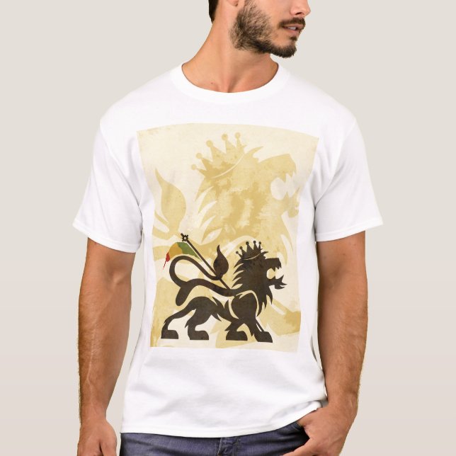 T-shirt Ras Lion Tan (Frente)