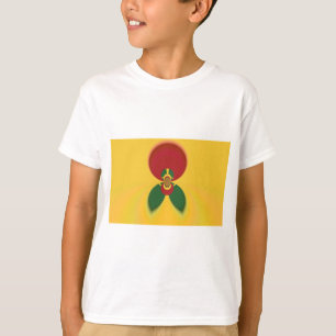 T-shirt Rasta Colors Abstrato Art Impressão