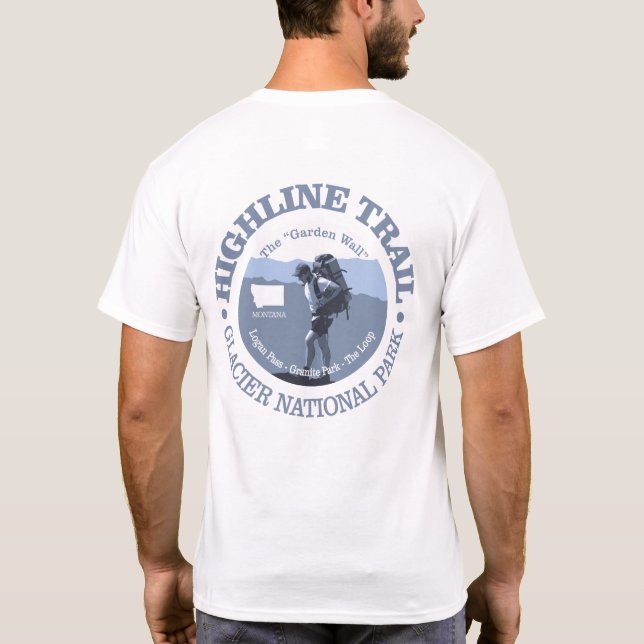 T-shirt Rastreio de Destaque (Verso)